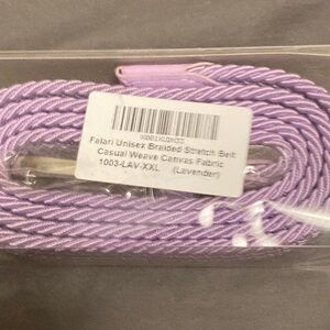 Lavender Braided Belt 2XL